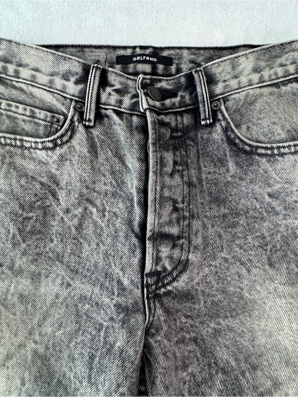 GRLFRND Karolina High Rise Skinny Jeans Billie Jean Acid Wash NWT 27 - Picture 2 of 12